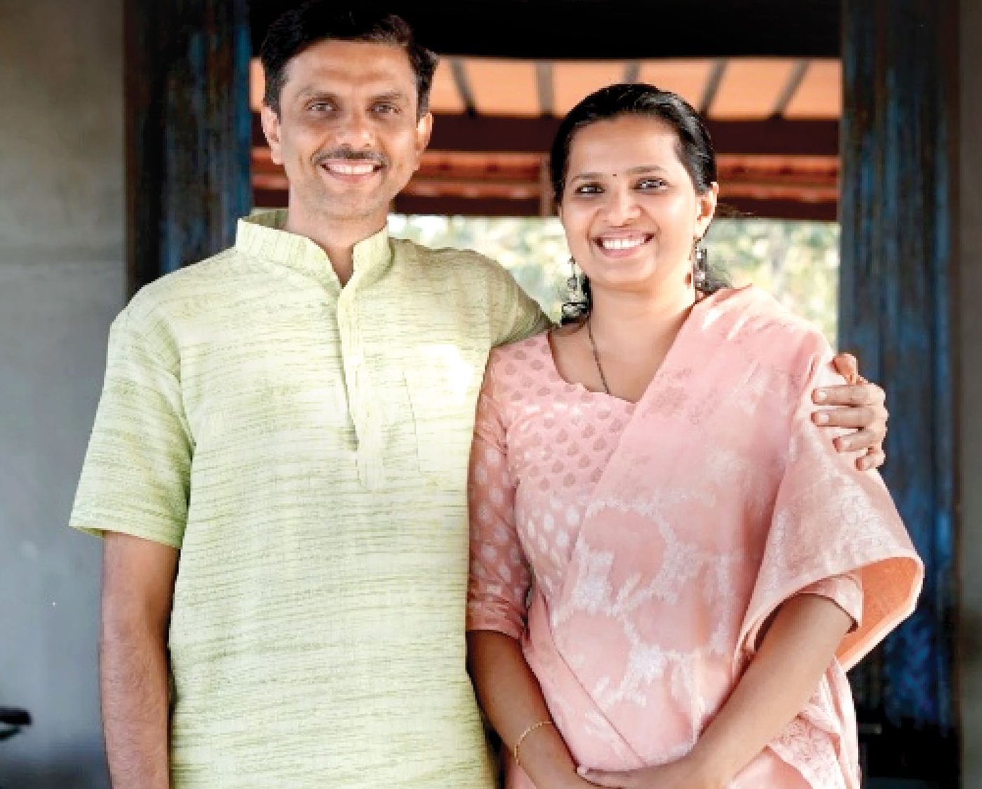 Dr Aparna Padmanabhan and Dr Abhishek Joshi at Ayurveda Loka